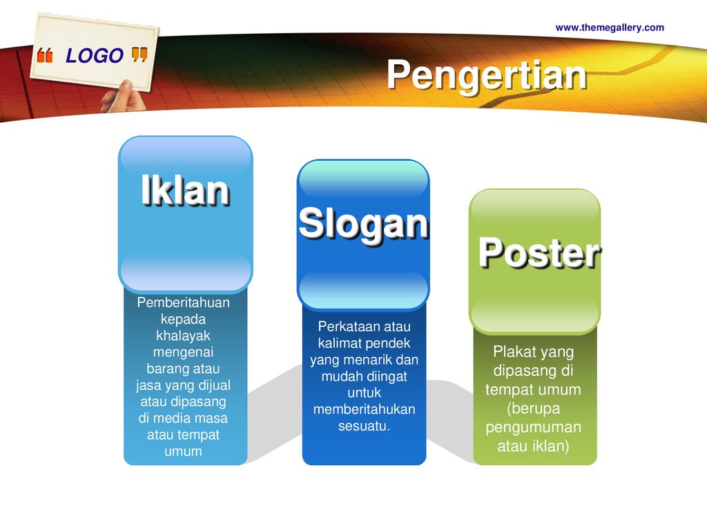 Perbedaan Poster Dengan Slogan Coretan